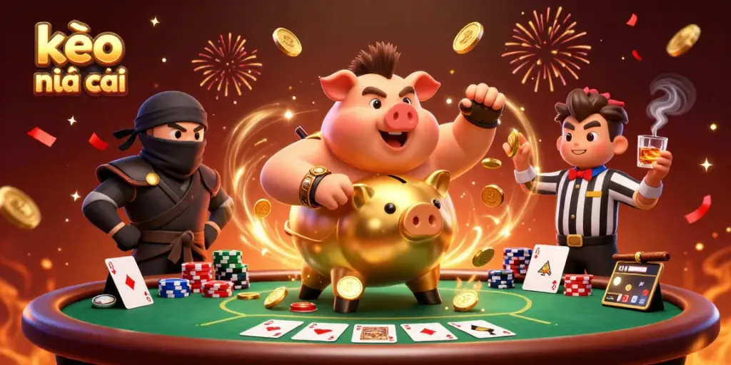Engage in thrilling kèo nhà cái action with dynamic characters and vibrant casino elements.