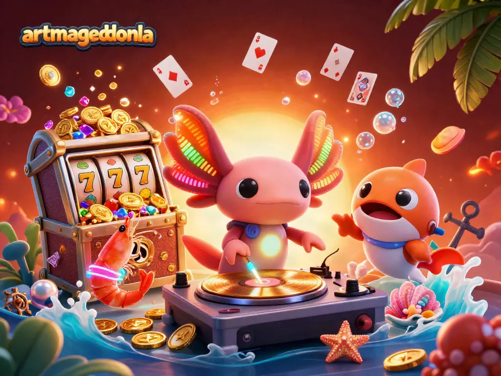 Experience vibrant casino action at artmageddonla with a lively underwater DJ scene.