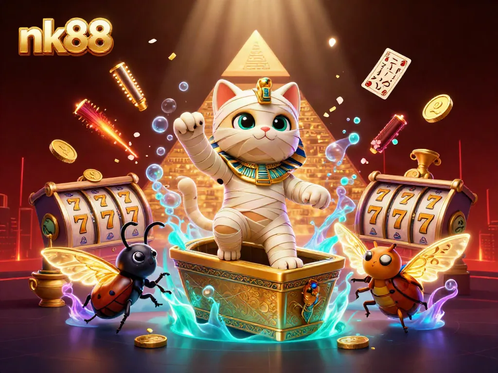Engage in thrilling gameplay at nk88 featuring unique characters, vibrant casino elements, and mesmerizing visuals.