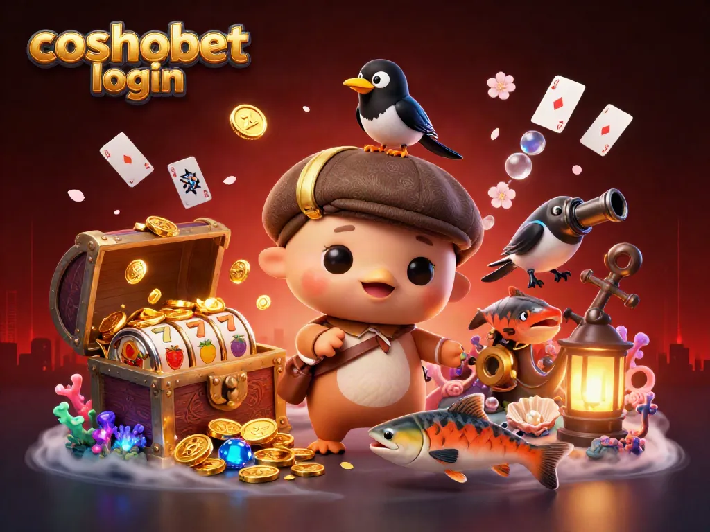 Engage in cosmobet login and discover vibrant 3D casino fun with playful characters and slot reels.