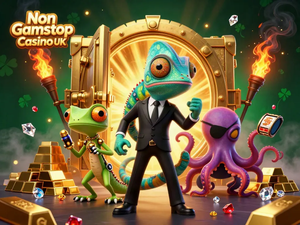 Experience wins with thrilling games at Non Gamstop Casino UK featuring vibrant characters and rich treasures.