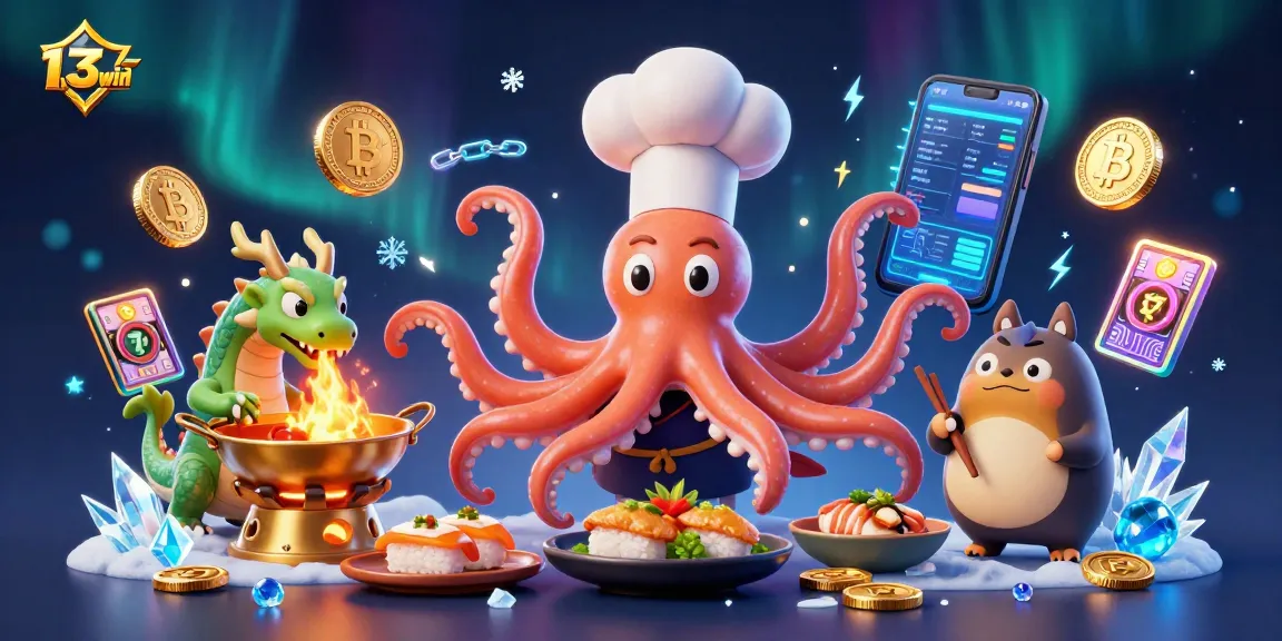 Experience thrilling gameplay with 13win, featuring vibrant scenes of captivating slot adventures.