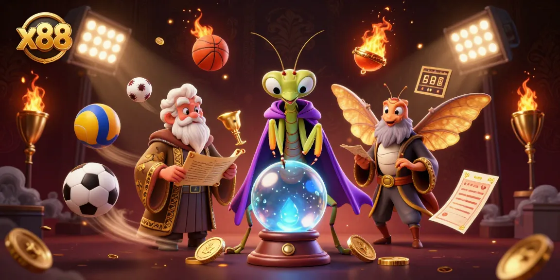 X88 players enjoy dynamic betting with a whimsical fantasy setting combining fortune tellers and sports elements.