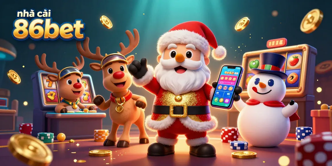 Experience exciting slots at nhà cái 86bet with engaging characters and casino elements.
