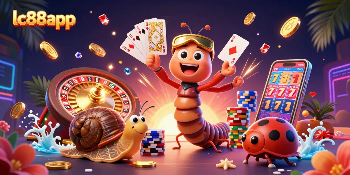 Engage with lc88app's thrilling casino experience featuring a 3D millipede dealer, jackpot action, and vibrant excitement.