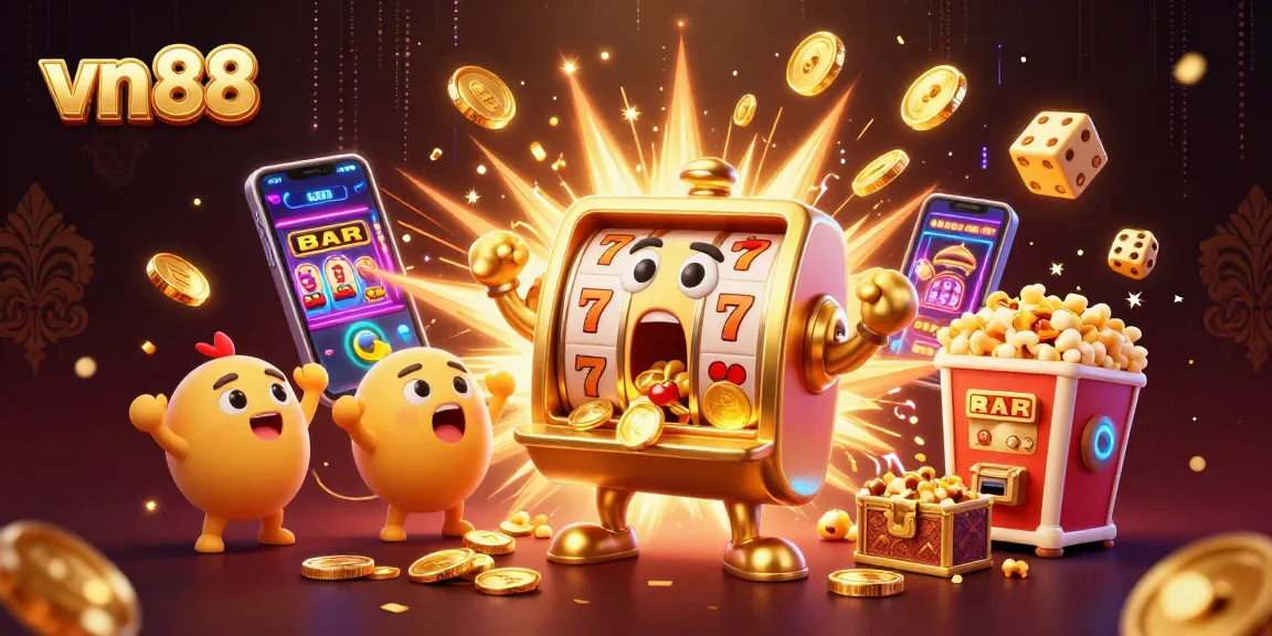 Spin and win with vn 88 slot machines bursting coins and jackpot excitement!