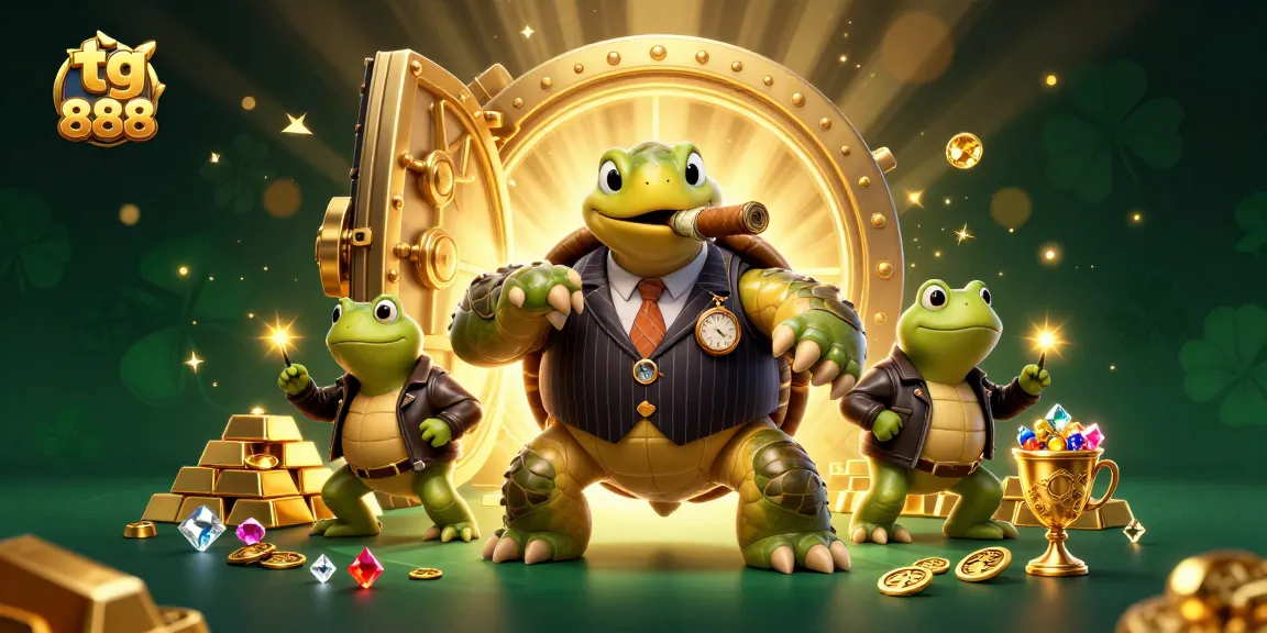 Experience the excitement of tg 888 with immersive 3D cartoon characters set in a vibrant casino atmosphere.
