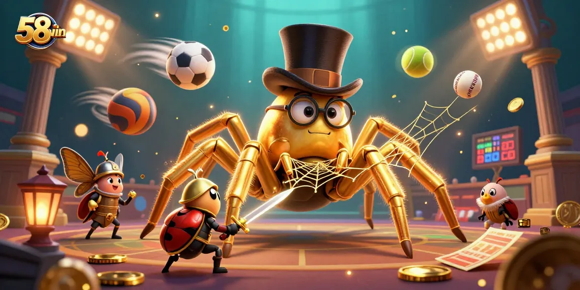 Experience thrilling moments at 58win with golden jackpot visuals and vibrant casino elements.