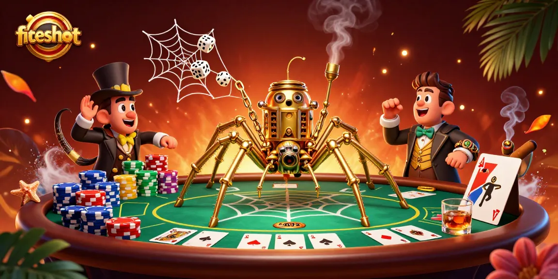 Experience thrilling gameplay dynamics with fiveshot in a vibrant 3D casino scene.