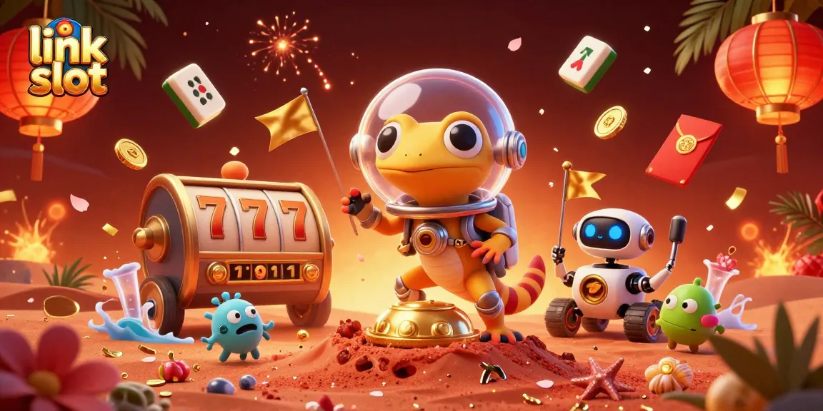 Jelajahi keseruan slot dengan link slot saat Martian gecko menemukan kasino emas di Mars.