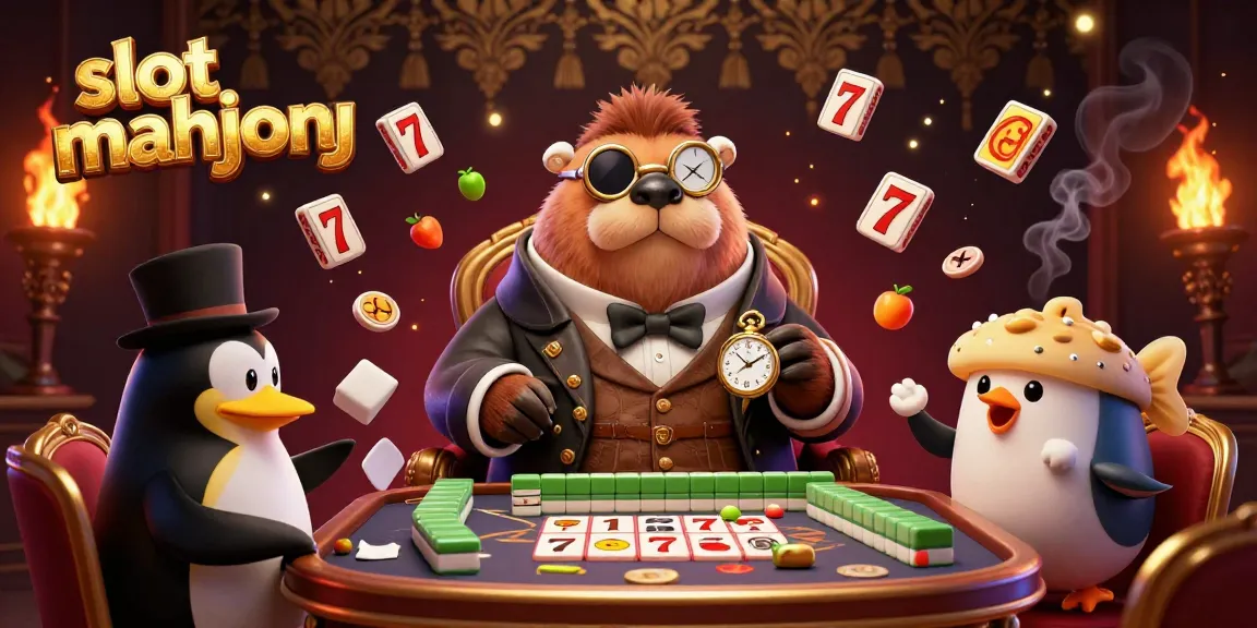 Experience the excitement of slot mahjong with a jolly walrus and unique casino elements.
