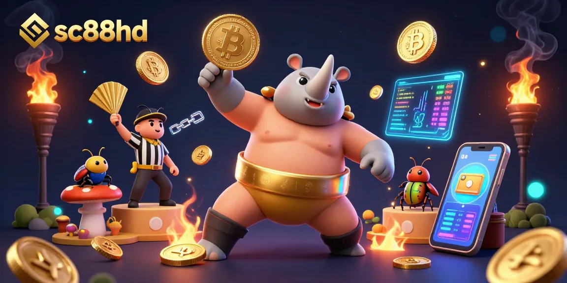 Engage with sc88hd's thrilling sumo champion showdown amid a vibrant crypto casino scene.